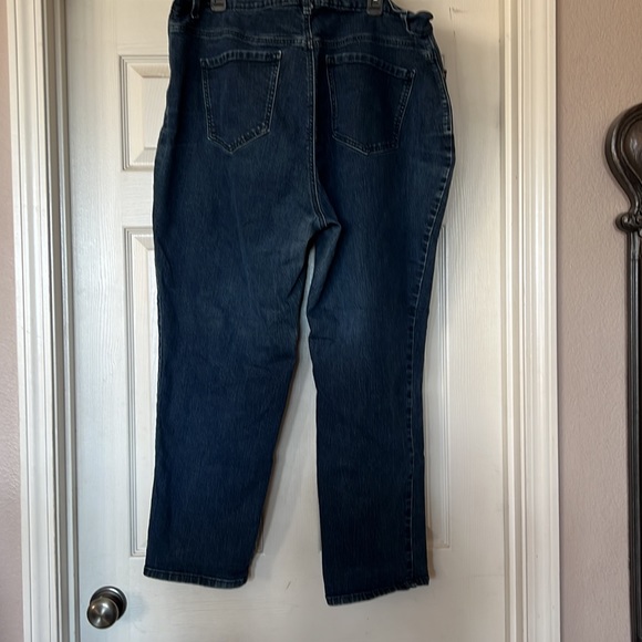22w Gloria Vanderbilt Amanda blue jeans - Picture 5 of 7